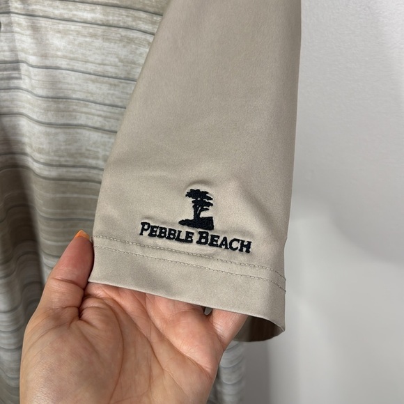 Pebble Beach Dry-Luxe Performance Golf Polo Men's Size Large - Picture 4 of 7